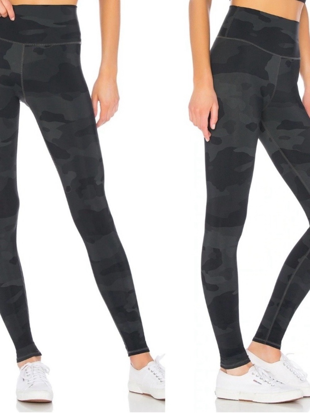 ALO Yoga Women's Black Camo High-Waist Leggings